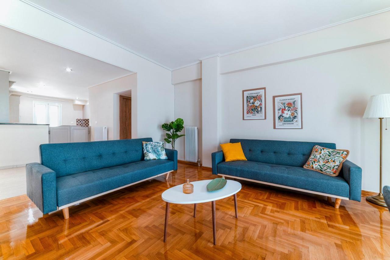 Elegant 2 Ba Close To Metro Station Athene Buitenkant foto