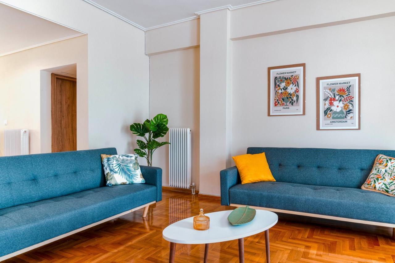 Elegant 2 Ba Close To Metro Station Athene Buitenkant foto